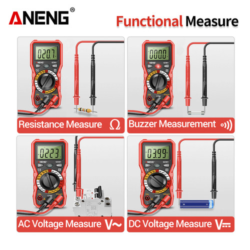 Aneng SZ301 Multimeter Digital Profesional Automatic Cosure Original
