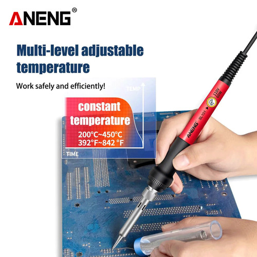 Aneng SL101-16 Soldering Iron Kit Set Adjustable Temperature Original