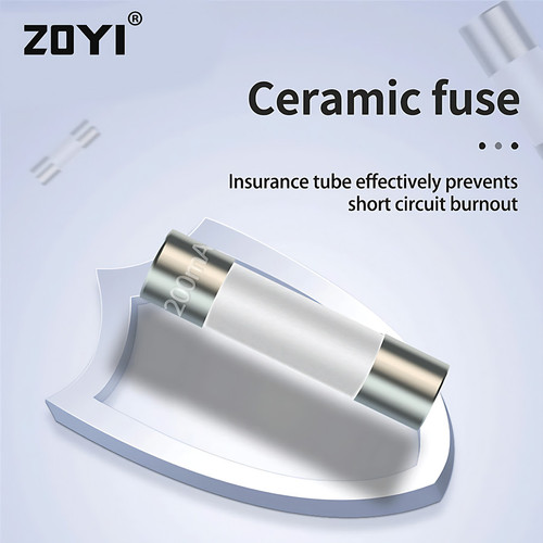 ZOYI Fuse Keramik Fuse For Multimeter Instrument 200mA 3.5mmx10mm 250V