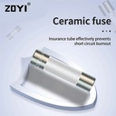 ZOYI Fuse Keramik Fuse For Multimeter Instrument 200mA 3.5mmx10mm 250V