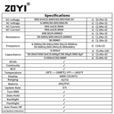 ZOYI ZT S6+ Multi meter Digital Auto Ampere AC DC Auto Capasistor AC DC Volt Resistor Buzzer Diode