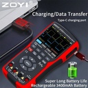 ZOYI ZT703s 2 Channel OSCILLOSCOPE OSILOSKOP Digital Multimeter 50Mhz
