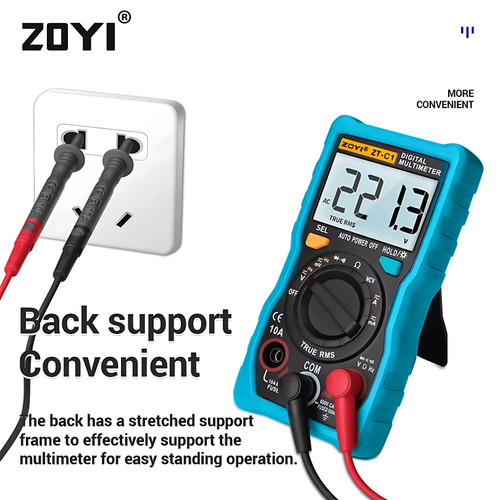 ZOYI ZT-C1 Avometer Digital Multitester Digital NCV MiniAC/DC
