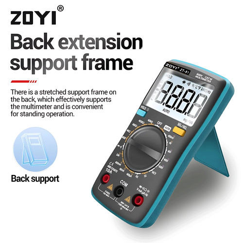 ZOYI ZT-81 Avometer Multimeter Arus Listrik Capasitor Mikrofarad NCV