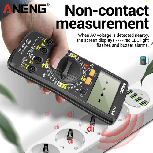 Aneng SZ08 Multimeter Digital UltraThin Storage Voltmeter Original
