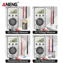 Aneng AN101 Multimeter Digital Saku LCD AC/DC Portabel Original