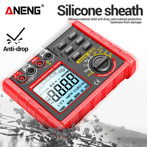 Aneng MH15 Insulation Resistance Multifunctional Digital Meter AC/DC Voltage LCD Megohmmeter Tester