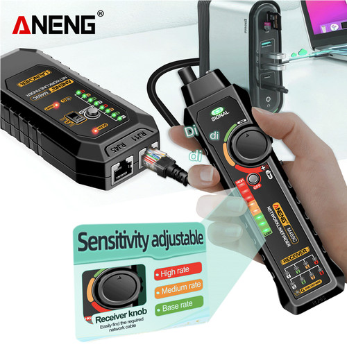 Aneng M469C Multifunction Network Cable Finder Networking Tool RJ45 RJ11 LAN Cable Tester