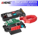 Aneng ST207 Bluetooth Digital Smart Clamp Multimeter Tang Ampere Clamp Capacitance Ohm