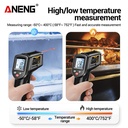 Aneng TH201 Infrared Thermometer Hygrometer Accurately Measure Temperature Original