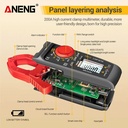 Aneng ST185  Digital Clamp Meter Multimeter 4000 Counts True RMS 200A