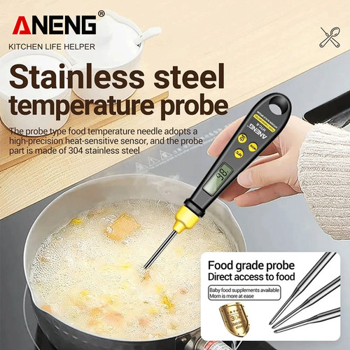 Aneng HTC-6 2 in 1 Timbangan Dapur Sendok & Electonic Thermometer