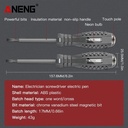 Aneng B04 Obeng Tespen Screw Slotted Strong Magnetik Bits Non-Slip