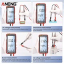Aneng 681 Pro Smart Anti-burn Rechargeable Multimeter Hz Diode Ori