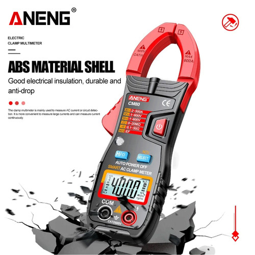 Aneng CM80 Smart  AC Clamp Digital Multimeter AC Current Ncv Original