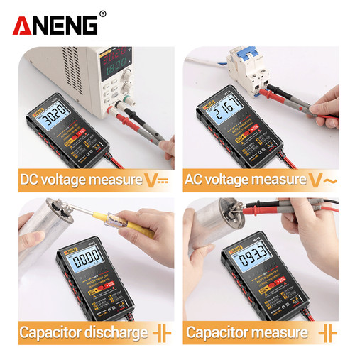 Aneng M119 Portable Digital Multimeter Count 6000 Transistor Original