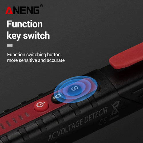 Aneng VD802 Tespen Detektor Voltase Alat Cek Arus Listrik Original