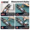 Aneng PN109 Pro Smart 600A High AC Current Clamp Meter Touch Screen Display Tester 4000 Counts