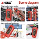 Aneng M469C M469C Smart Network Cable Tester RJ45 RJ11 LAN Cable Tester Finder Wire Tracker