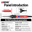 Aneng SL106 Electric Soldering Iron 220V  Adjustable Temperature 60W