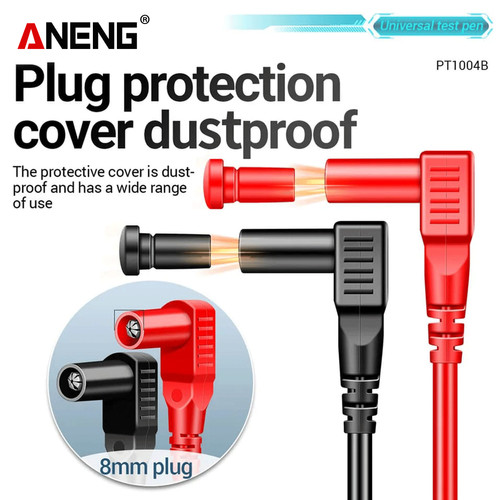 Aneng PT1004B Kabel Multimeter Probe Tes Jarum Pin Digital 1000V 10A