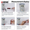 Aneng A830L Profesional Eletric Smart Digital Multimeter Triode Ori