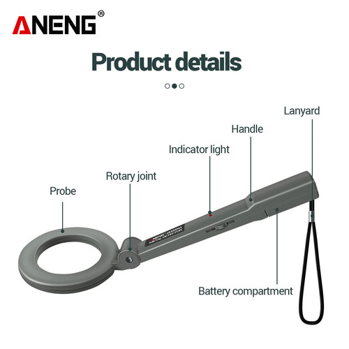 Aneng DM3004A Stud Finder Metal Detektor Logam Kabel Pipa Dinding Ori