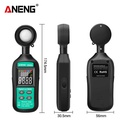 Aneng GN201 Digital Lux Meter 200K Lux Meter Photometer Uv Original