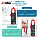 Aneng ST211 Tang Amper Multimeter Tester Digital AC/DC Original