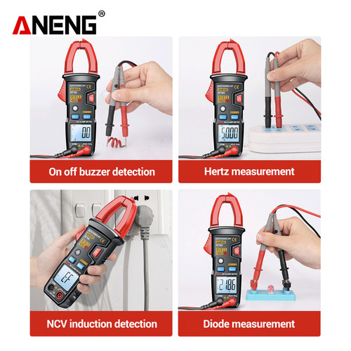 Aneng ST183 Tang Ampere Digital Multimeter Tester Clamp Original