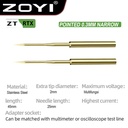 ZOYI ZT RTX Sambungan Jarum Pin Lancip Multimeter Multitester Emas 2pc