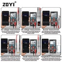 ZOYI ZT-5B Smart Avometer Multitester Multimeter 60MQ 6000uf HZ AC DC