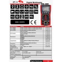ZOYI ZT-Y Avometer Multitester Multimeter HZ Digital Pengukur Listrik