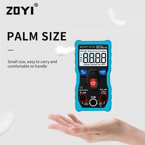 ZOYI ZT-S3 Multimeter Tester Digital Resistance Capacitance With NCV