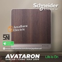 Saklar SCHNEIDER AvatarOn Avatar On 1Gang 1 Gang 1 Arah Hotel Wood Kayu