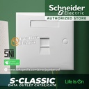 Stop Kontak Data Outlet Cat5E Cat6 SCHNEIDER S-Classic Classic