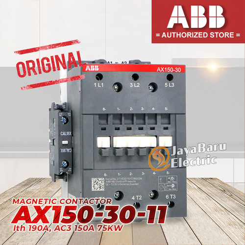 Kontaktor Contactor ABB AX150 AX150-30-11 150A 110V 220V 380V
