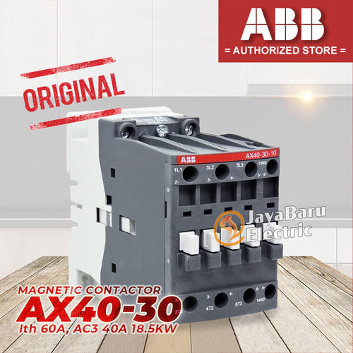 Kontaktor Contactor ABB AX40 AX40-30-10 AX40-30-01 24V 110V 220V 380V