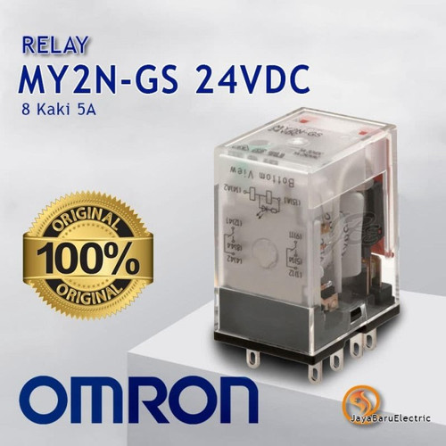 Relay OMRON MY2N-GS 24VAC 24V DC ASLI ORIGINAL
