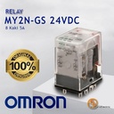 Relay OMRON MY2N-GS 24VAC 24V DC ASLI ORIGINAL
