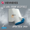 MENNEKES Wall Mount Socket Receptacle 2P+E / 3 Pin 16A IP44