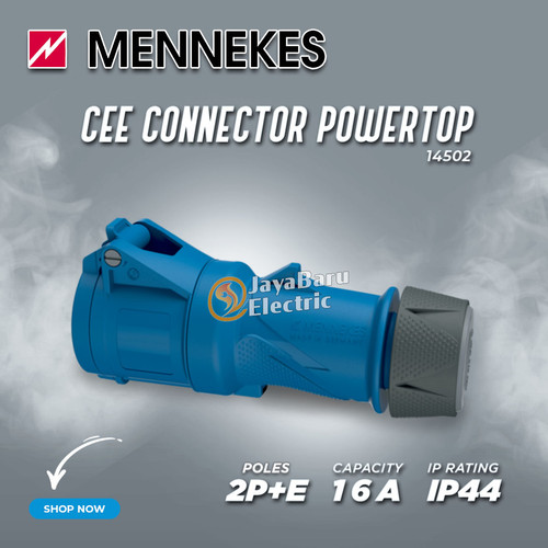 MENNEKES Plug Connector Mobile Socket Set 2P+E / 3 Pin 16A IP54