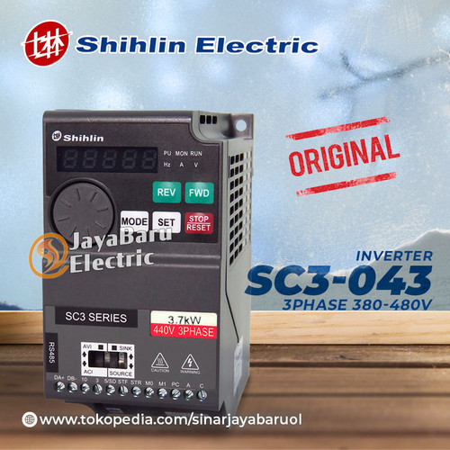 Inverter SHIHLIN SC3 043 SC3-043 3P 380V 2.2kW 3.7kW