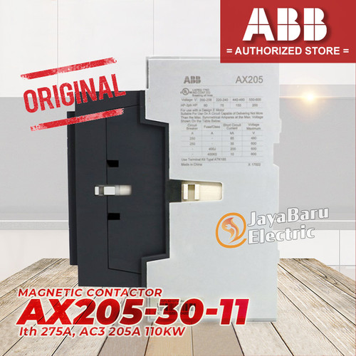 Kontaktor Contactor ABB AX205 AX205-30-11 110V 220V 380V