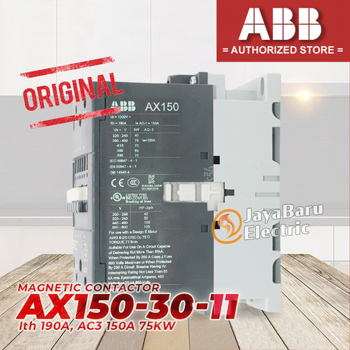 Kontaktor Contactor ABB AX150 AX150-30-11 150A 110V 220V 380V