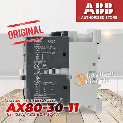 Kontaktor Contactor ABB AX80 AX80-30-11 80A 110V 220V 380V