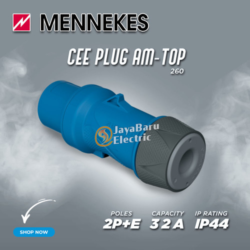 MENNEKES Plug Connector AM-Top AMTop 2P+E / 3 Pin 32A IP44