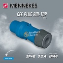 MENNEKES Plug Connector AM-Top AMTop 2P+E / 3 Pin 32A IP44