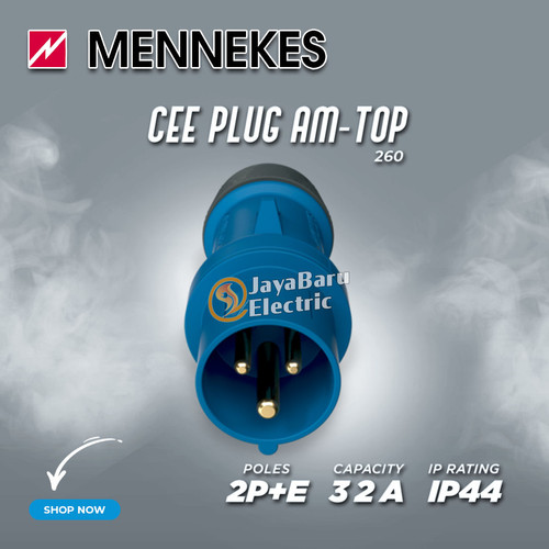 MENNEKES Plug Wall Mount Socket Receptacle Set 2P+E / 3 Pin 32A IP44
