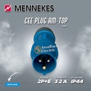 MENNEKES Plug Wall Mount Socket Receptacle Set 2P+E / 3 Pin 32A IP44